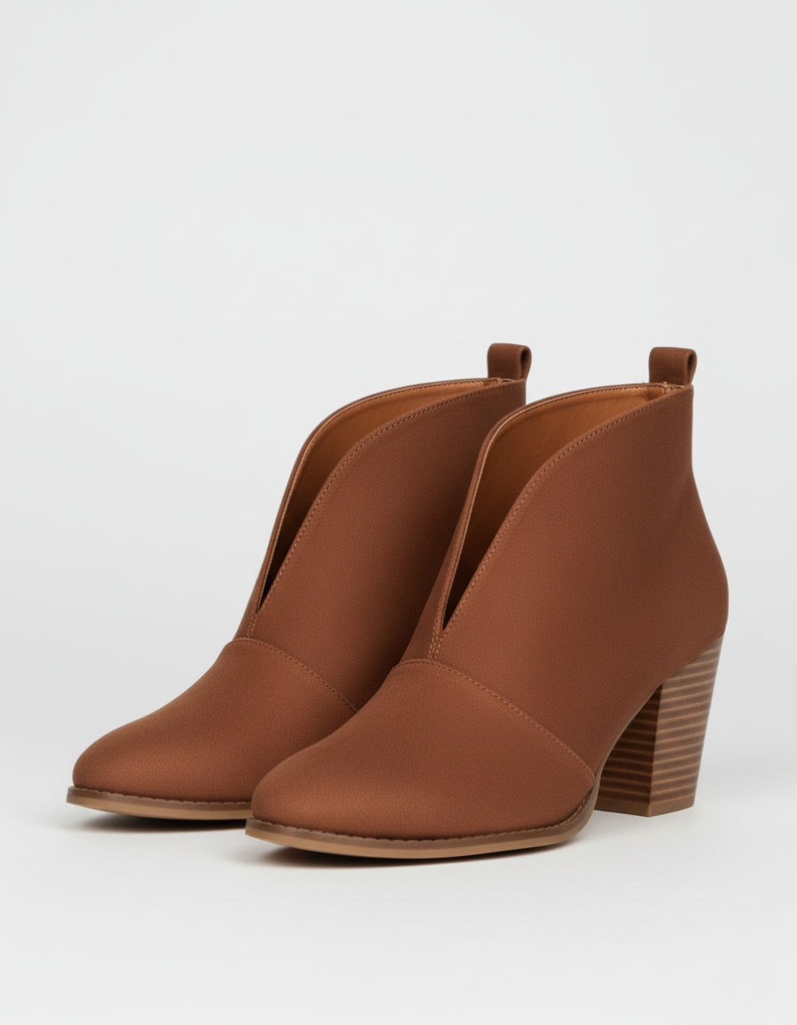 Botki Heritage Block Heel Ankle Boots