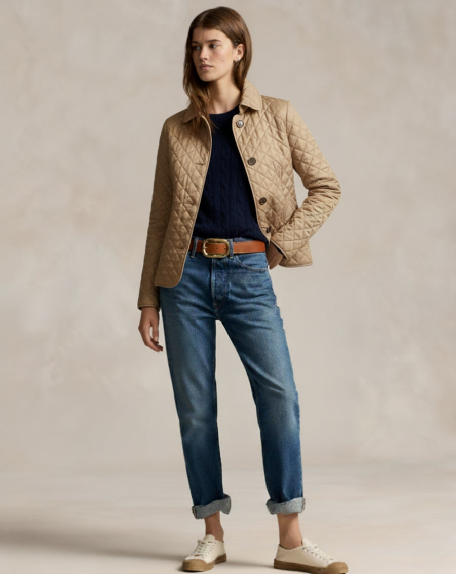 Kurtka pikowana z bawełny Heritage