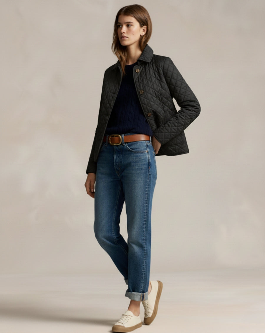 Kurtka pikowana z bawełny Heritage