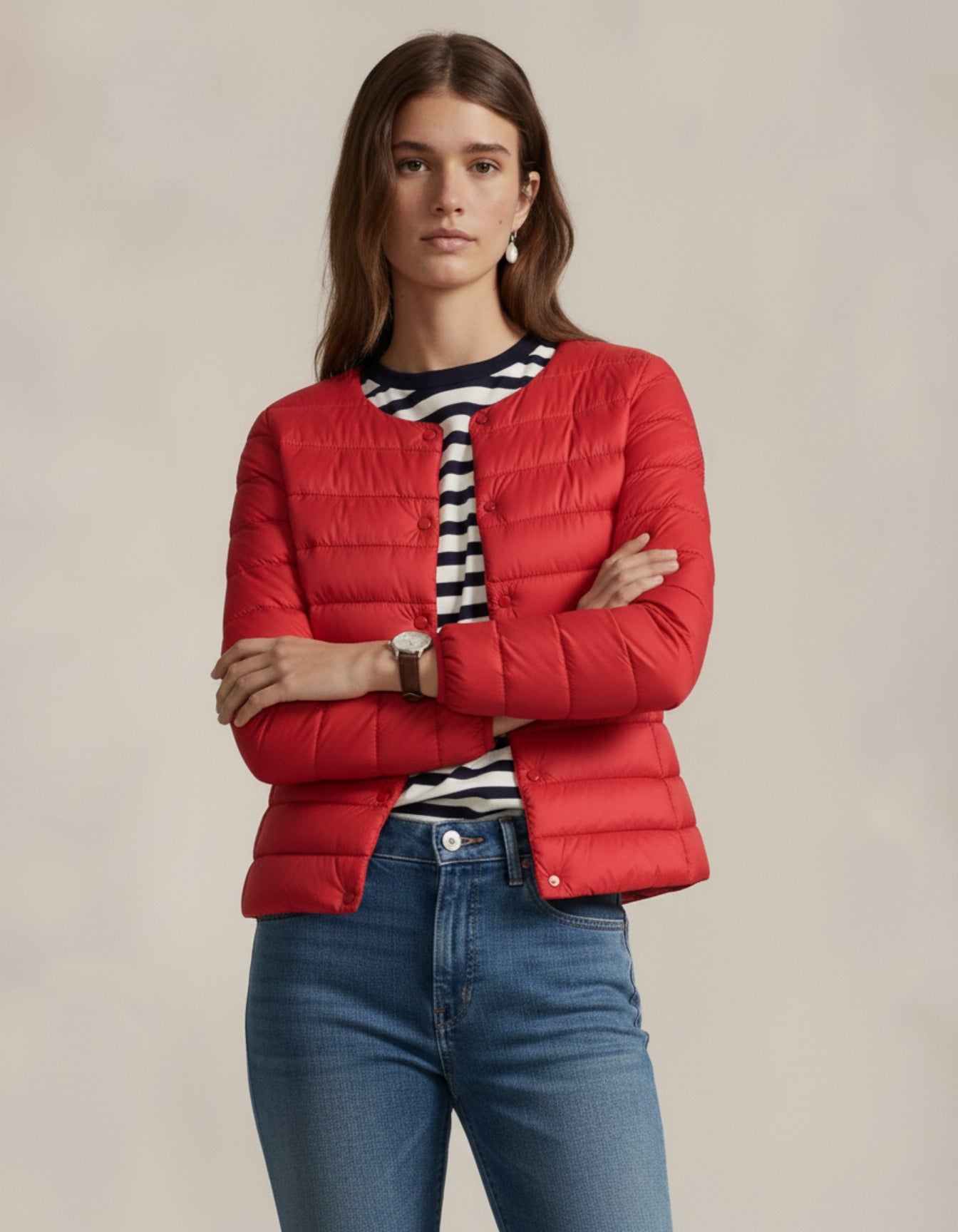 Lekka pikowana kurtka Heritage