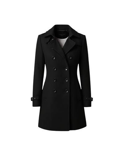 Wyrafinowany wełniany płaszcz szyty na miarę