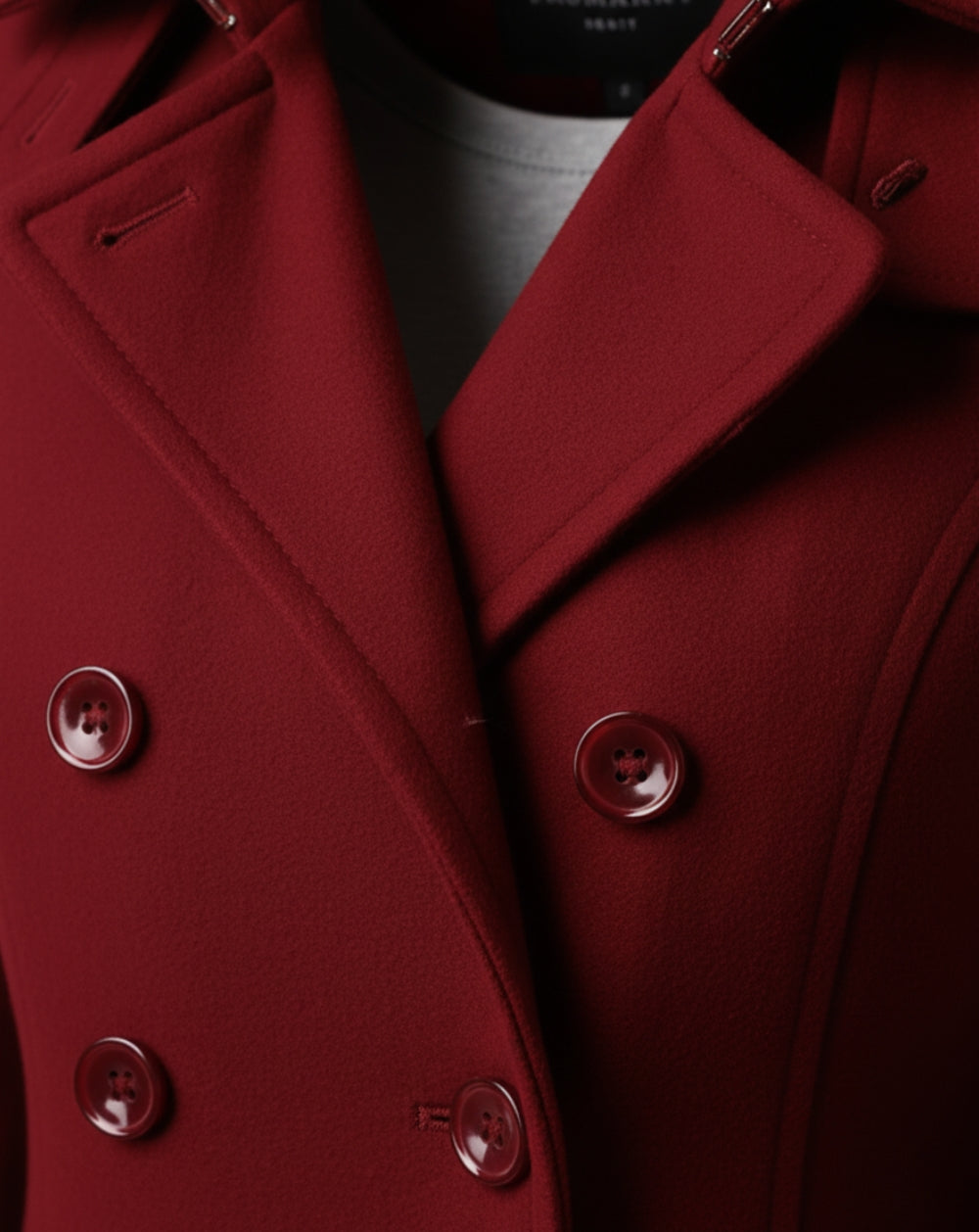 Wyrafinowany wełniany płaszcz szyty na miarę