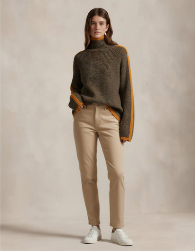 Sweter z golfem Heritage Wool