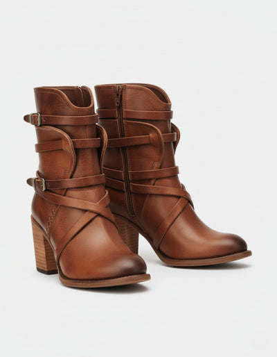 Buty skórzane Frontier Straps