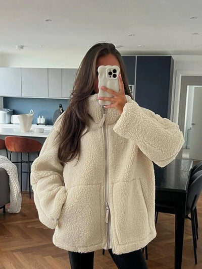 Lisa Oversized Warm Fleece Jacket