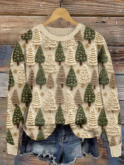 Sweter Weronika z choinkami