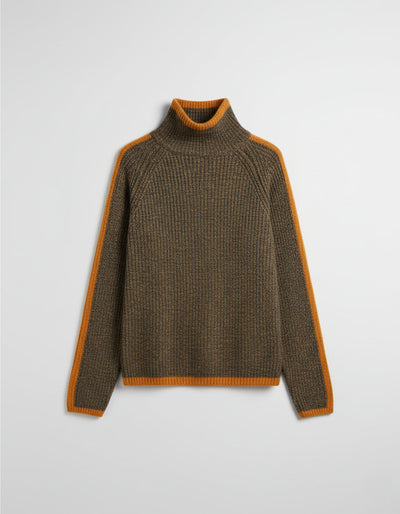 Sweter z golfem Heritage Wool