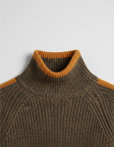 Sweter z golfem Heritage Wool