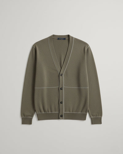 Elegancki dzianinowy kardigan z guzikami