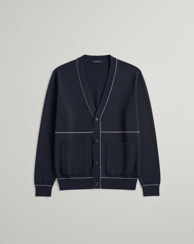 Elegancki dzianinowy kardigan z guzikami