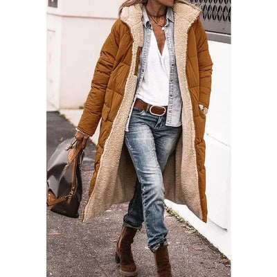 Dwustronna, elegancka kurtka zimowa Rosie