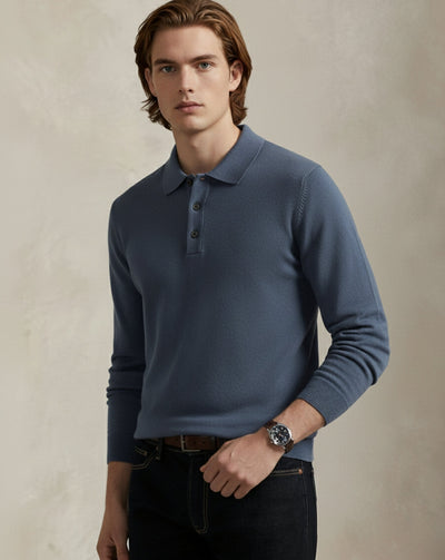 Sweter polo Heritage Knit