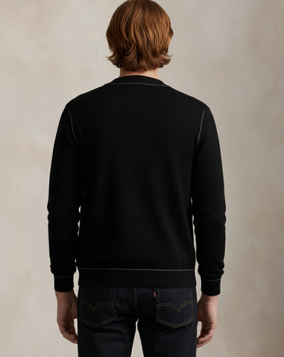 Elegancki dzianinowy kardigan z guzikami