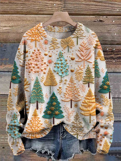 Sweter Weronika z choinkami