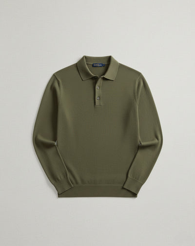 Sweter polo Heritage Knit