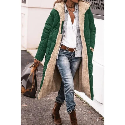Dwustronna, elegancka kurtka zimowa Rosie