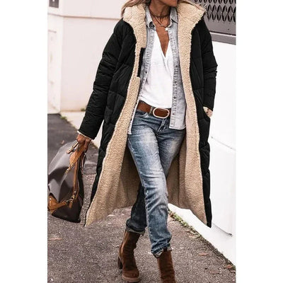 Dwustronna, elegancka kurtka zimowa Rosie