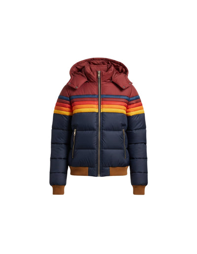 Kurtka puchowa Heritage Retro Stripe