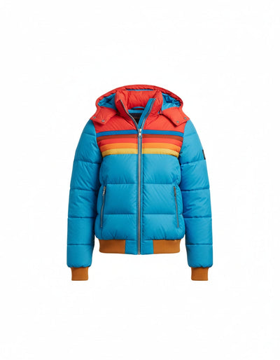 Kurtka puchowa Heritage Retro Stripe
