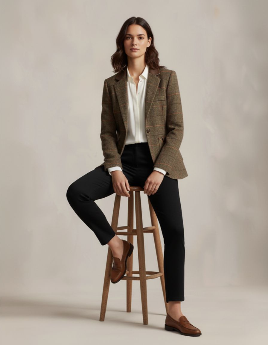 Marynarka wełniana Heritage Glen Plaid