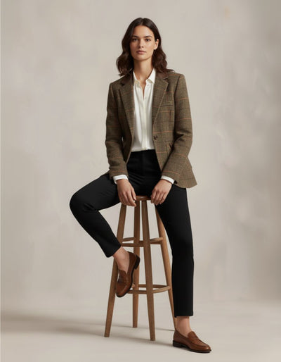 Marynarka wełniana Heritage Glen Plaid