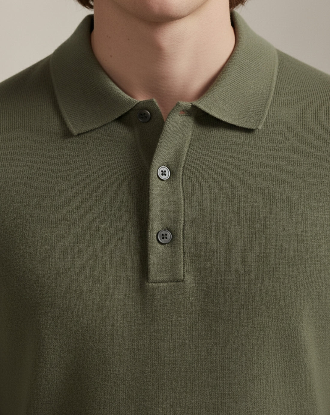 Sweter polo Heritage Knit