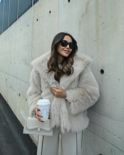 Nicole – Elegancka kurtka ze sztucznego futra