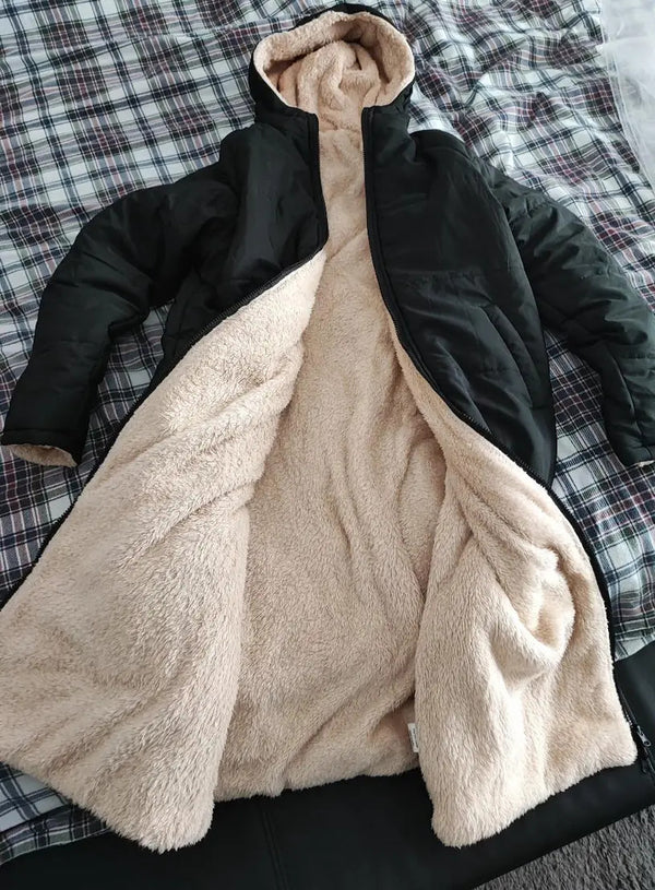 Dwustronna, elegancka kurtka zimowa Rosie