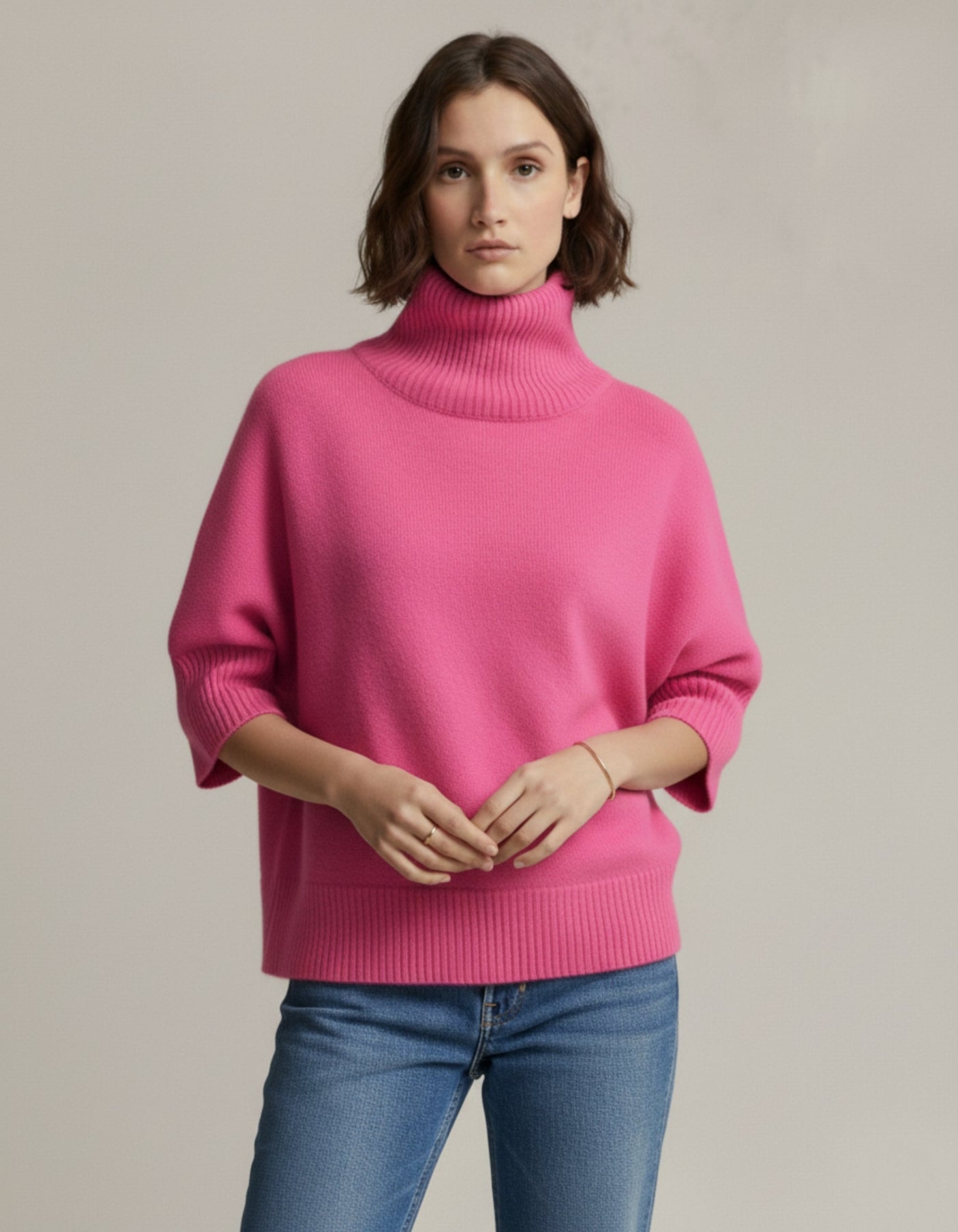 Sweter z golfem Heritage Wool