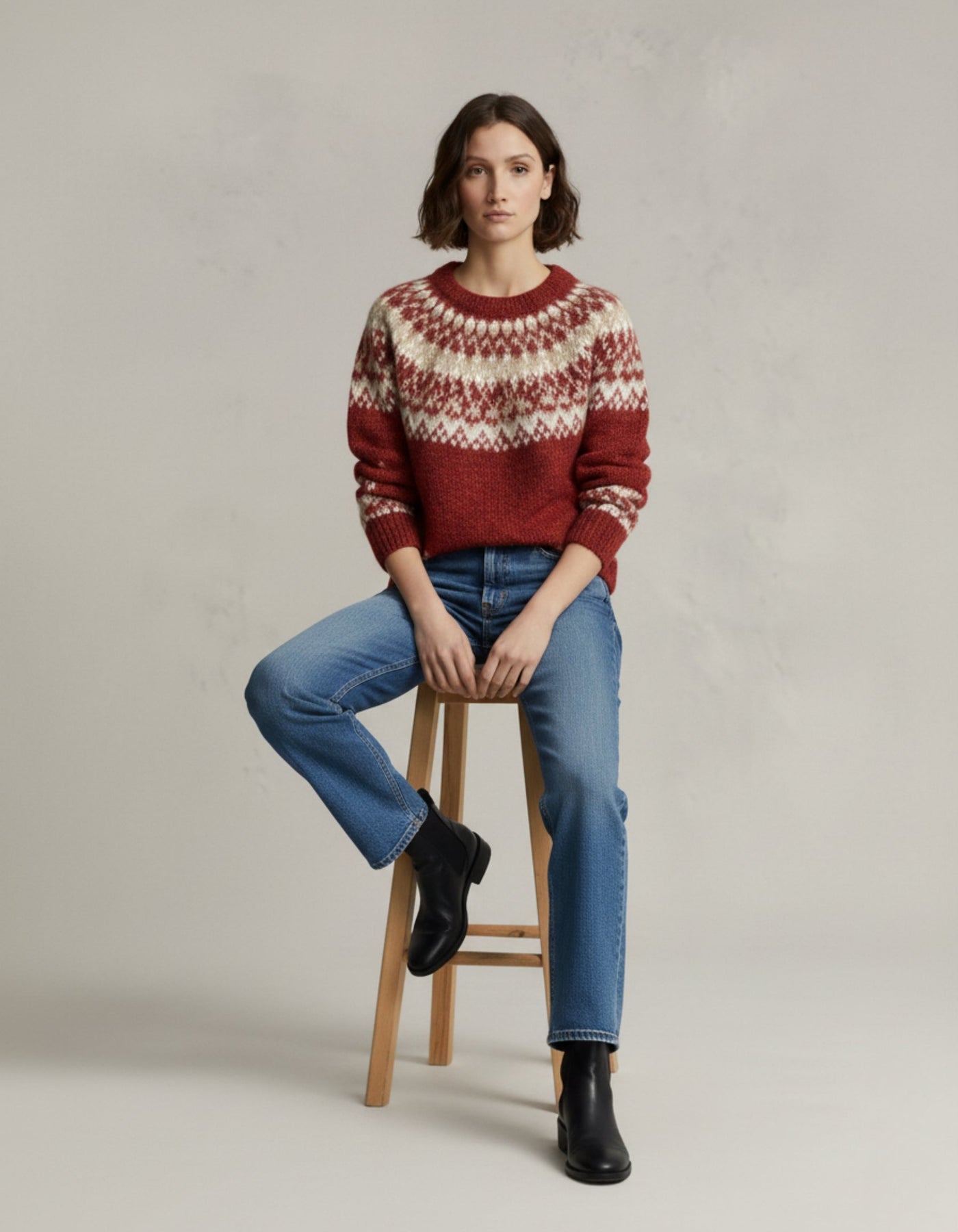 Sweter wełniany Nordic Isle