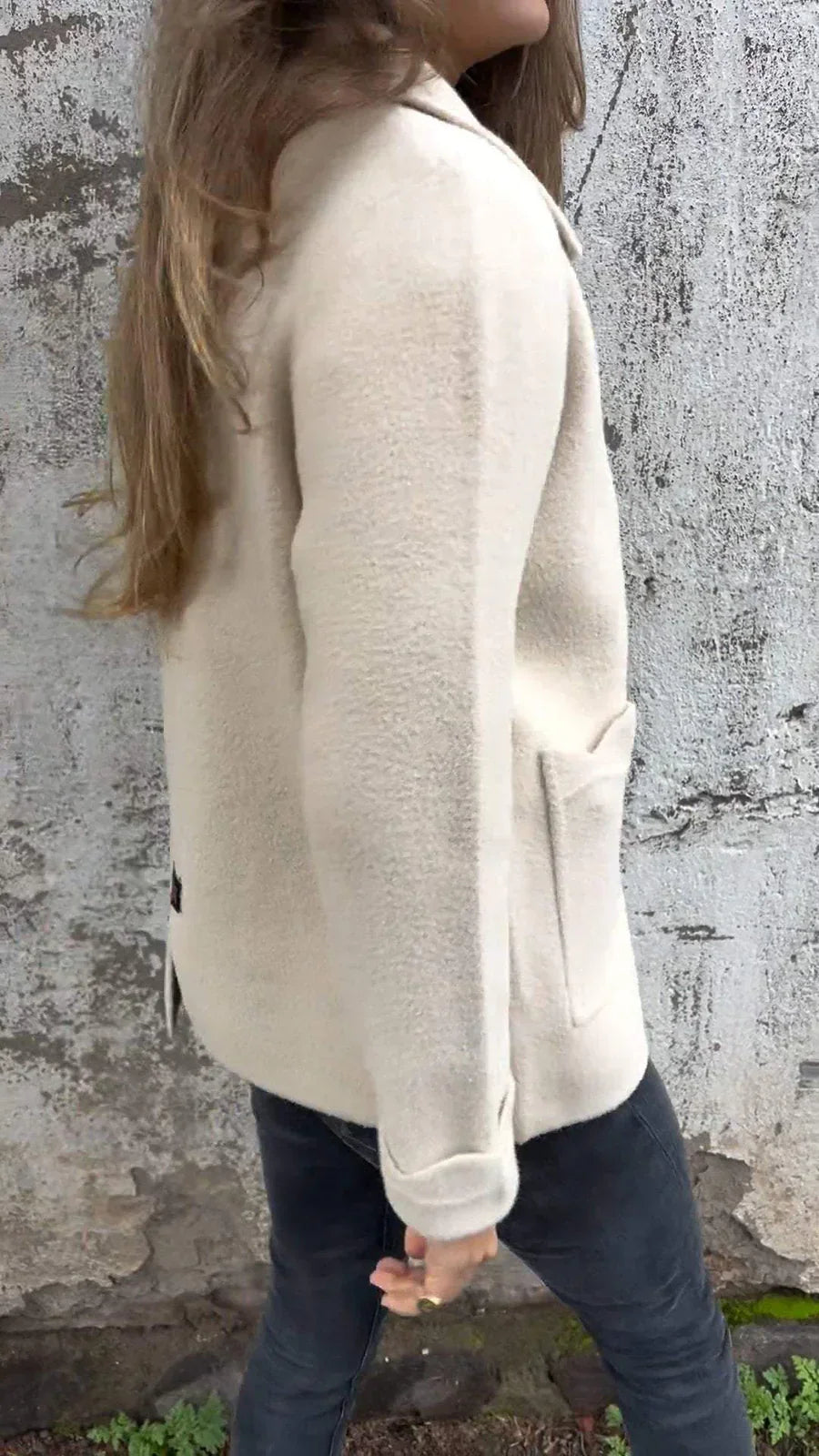 Napel™ | Elegancka wełniana kurtka kardigan