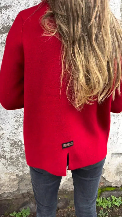 Napel™ | Elegancka wełniana kurtka kardigan